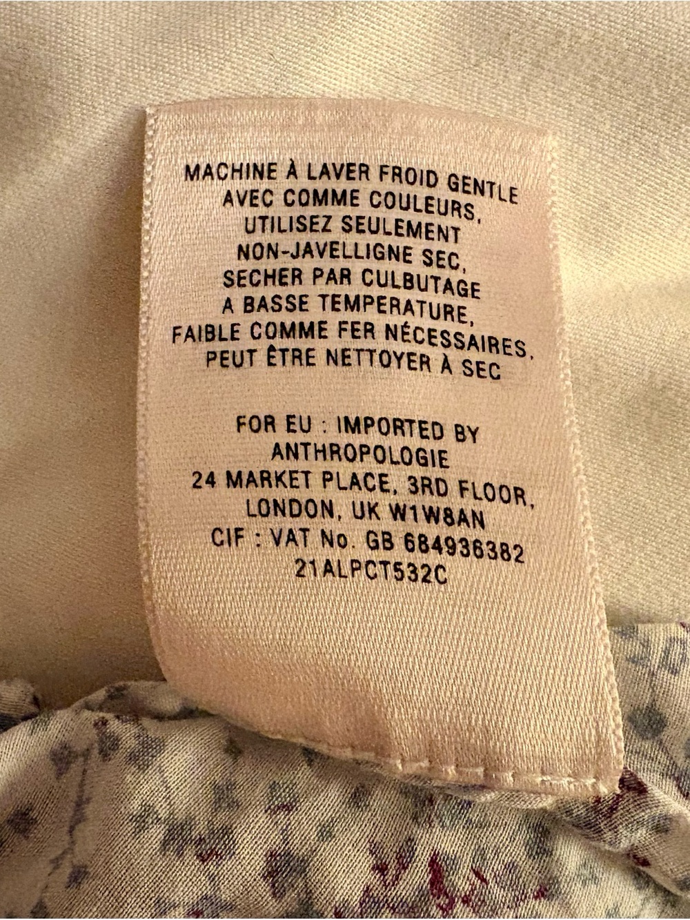 Anthropologie Moulinette Souers Vetements Lavender Paisley Print Wrap Blouse - Picture 6 of 6